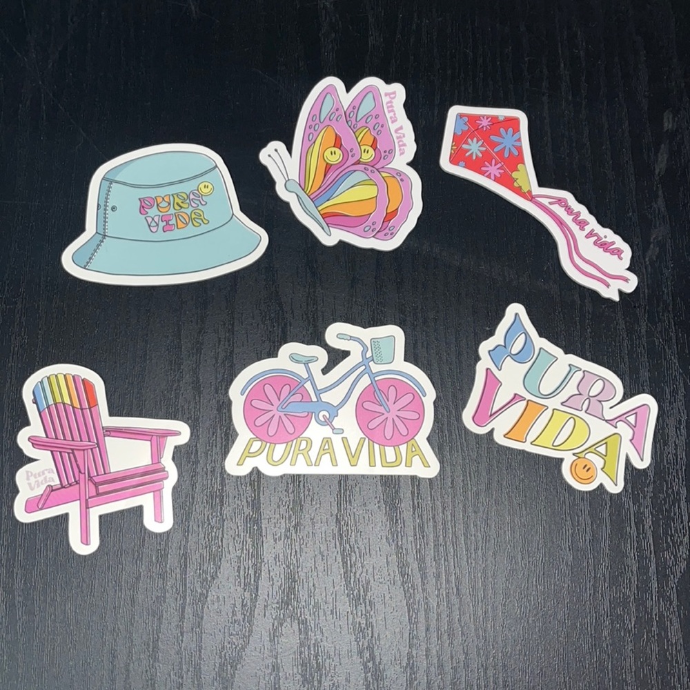 Pura Vida Stickers